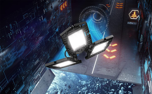 Konpway Luz Led De Garaje 5000 Lúmenes 6500k Luz Diurna 50w