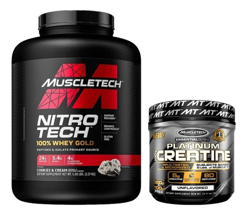 Nitro Tech 5lbs + Creatina Platium - L a $57998