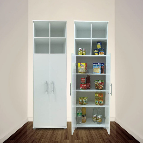 Despensero 2 Puertas 1.80m Multifuncion Organizador Cocina @