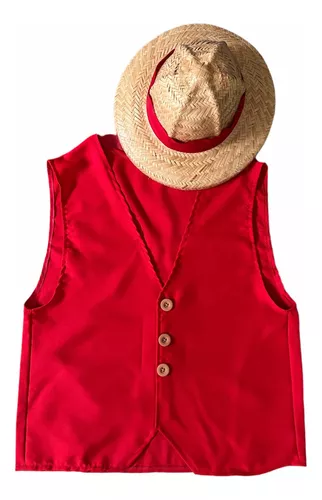 Anime Cosplay Macaco D Luffy Wano País Chapéu Chapéu Chapéu Kimono