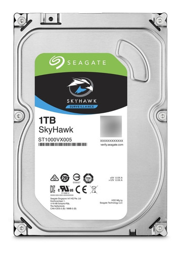 Disco Duro Para Dvr Seagate Skyhawk 1tb 3.5  Nuevo Sellado