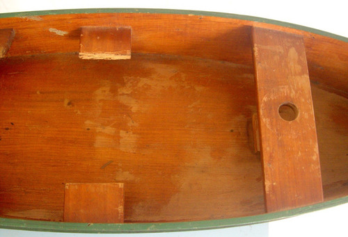 Barco De Madeira Navegável Brinquedo Para Crianças E Adultos (Usado)
