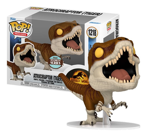 Funko Pop Atrociraptor Tiger Jurassic Dinosaurio Exclusivo F