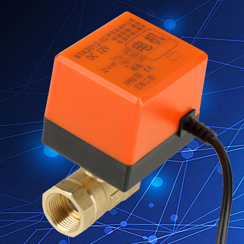 Válvula De Bola Dn20 Dc12v G3/4 Actuador Motorizado De Latón