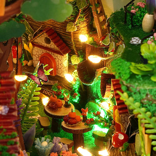Suporte De Livros De Madeira 3d Puzzle Diy Miniature House K