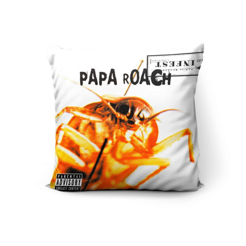 Cojín Papa Roach: Infest 45x45 Vudú Love