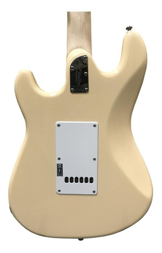 Guitarra elétrica Sterling Cutlass CT30HSS de choupo vintage cream com diapasão de bordo