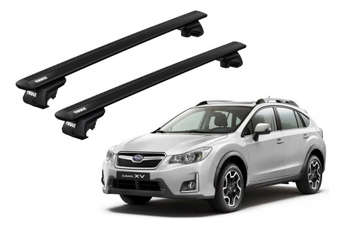 Barras Thule Subaru Xv 12-16 Re / Wingbar Evo Black