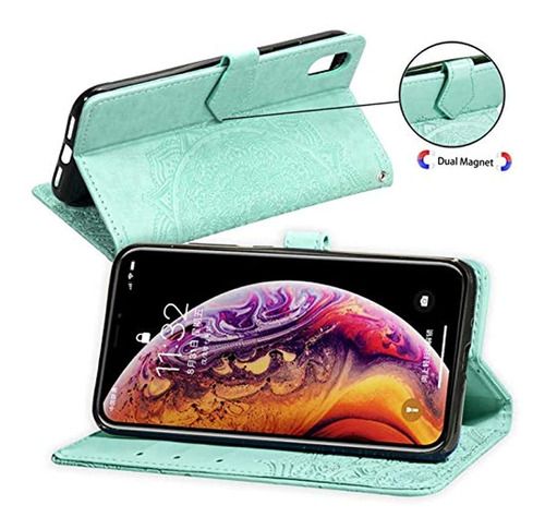 Funda Tipo Cartera Para iPhone XR De 6,1 Pulgadas