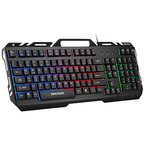 Teclado Para Juegos De Membrana Infiltrate Kl2: Teclado Sile