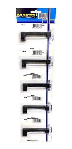 5 Fitas Impressora Erc09 Erc22 Erc09/22 Hx20/40 Preta Tinta Preto