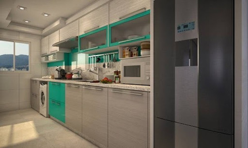 Imagem 7 de 12 de Apartamento Com 2 Dormitórios À Venda, 56 M² Por R$ 300.000,00 - Aviação - Praia Grande/sp - Ap4893