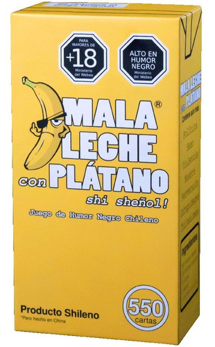 Mala Leche Con Plátano - Juego Chileno (envio Gratis*)