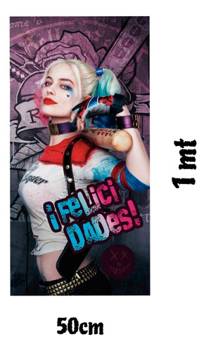 Harley Quinn Paquete De Fiesta Basico Cumpleaños 30 Niñas Rojo Lisa Harley Quinn