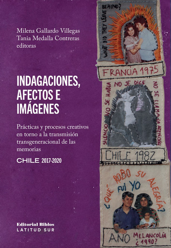 Indagaciones Afectos E Imagenes - Gallardo Villegas Milena (