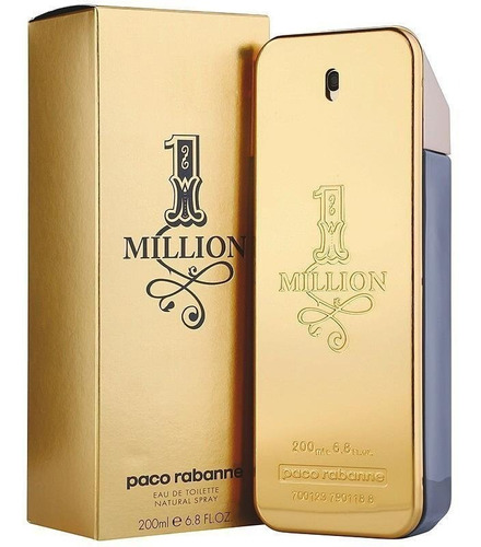 Perfume 1 Million Edt 200ml - 100% Original  Paco Rabanne
