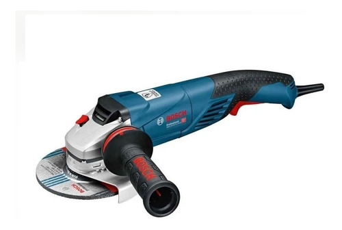 Miniamoladora angular Bosch Professional GWS 18-125 PL color azul 1145 W 220 V + accesorio