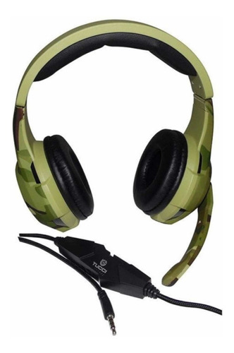 Audífonos Diadema Gamer Camuflada Ps4 Xbox One Pc Tucci A4