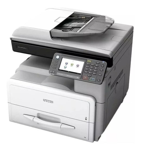 Imagen 3 de 4 de Impresora multifunción Ricoh Aficio MP 301SPF gris y negra 220V