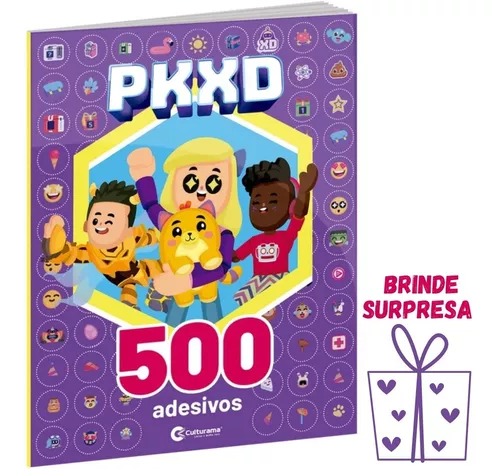 500 Adesivos Pkxd, Naruto, Princesas, Vingadores Livro De Atividades  Infantil Com Paginas Para Colorir + 500