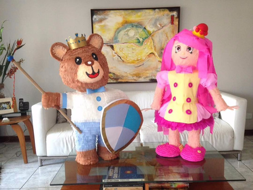 Piñata Estructurada;masha Y Oso; Shopkins; Oso Bebe; Lol