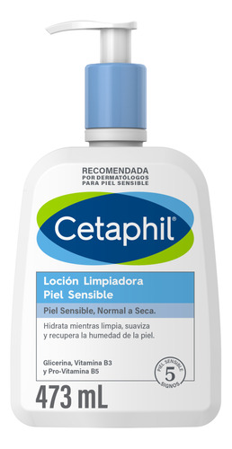 Cetaphil Locion Limpiadora Facial Piel Sensible 473ml