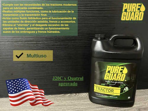 (1 Galon) Aceite Hidráulico Para Tractor (multifuncional)