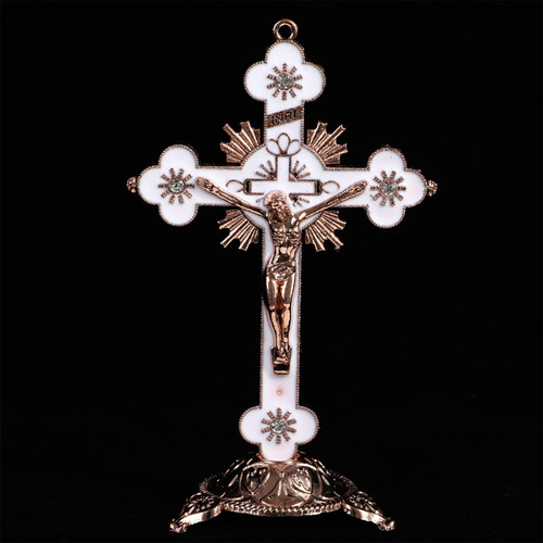 Crucifijo Cruz De Pared Jesucristo En La Mesa De Estatuas