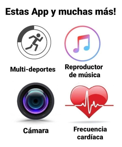 Imagen 6 de 8 de Reloj Smartwatch Mc72pro Reloj Inteligente Deportivo