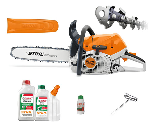Motosserra A Gasolina 3,5cv Sabre 50cm Ms 363 Stihl Original