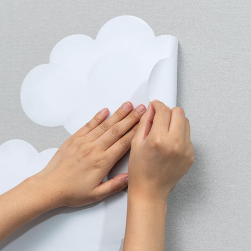 Nubes De Acuarela Set De Calcomanía De Pared - Pegatinas De