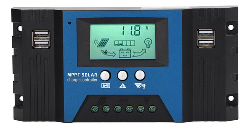^ Regulador De Batería De Panel Solar, 12 V, Controlador De
