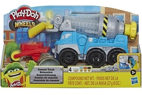 Play Doh Wheels Camion De Cemento Con 4 Masas - Hasbro