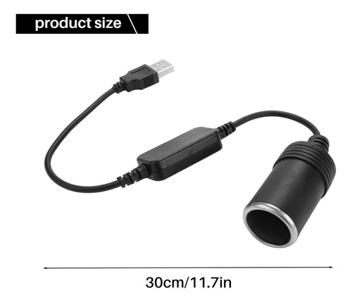Cable Convertidor Usb A Macho A Conector Hembra Para Encende