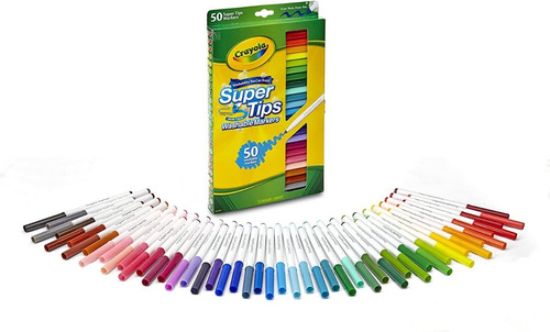 Marcadores Crayola Super Tips Washable 50 A Pedido