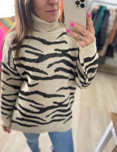 Sweater Poleron Amplio Mujer The Big Shop