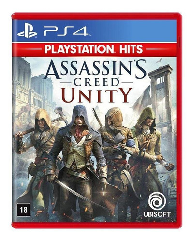 Assassins Creed Unity Ps4 Mídia Física Novo Lacrado