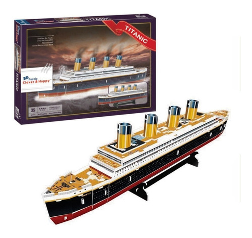 Rompecabezas 3d Titanic