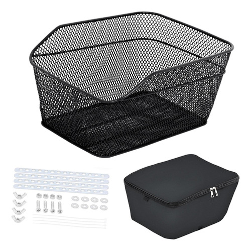 Cesta Trasera Para Bicicleta, Portabicicletas De Metal,