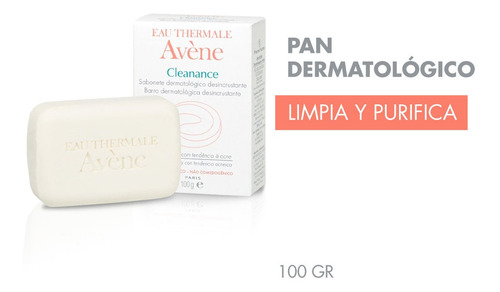 Jabón Dermatológico Avene Cleanance Pieles Grasas - Acne - O