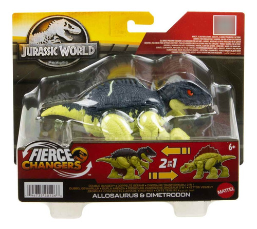 Jurassic World Doble Peligro Allosaurus A Dimetrodon