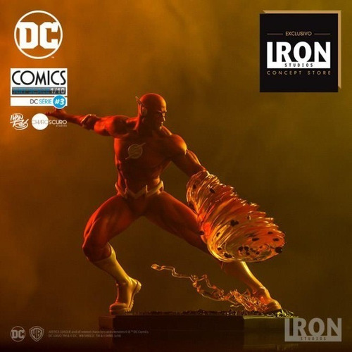 Iron Studios The Flash Dc Comics Art Scale 1/10 Ex