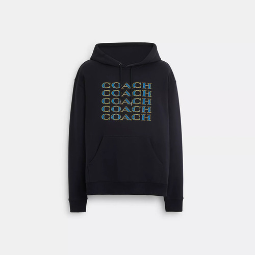 Sudadera Coach Signature Stack Para Hombre - Original