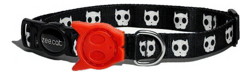 Collar Anti Ahorque Para Gato Zee.cat Skull Tamaño Del Collar Estándar Nombre Del Diseño Calabera Color Negro