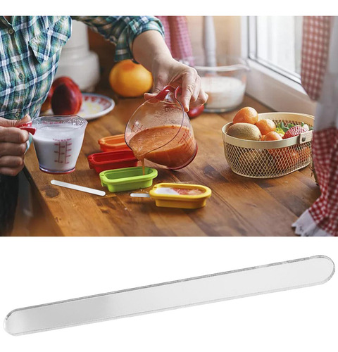 2 Palitos De Helado, Palitos De Espejo De Calidad Plata
