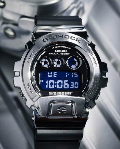 Relógio Casio G-shock Metal Prata Gm-6900-1dr +original +nfe