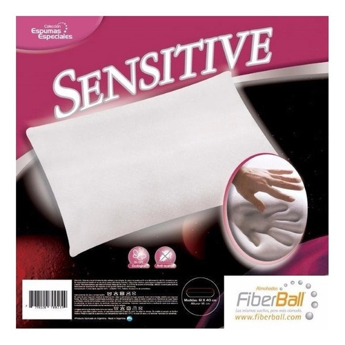 Combo 2 Almohadas Sensitive Fiberball (viscoelástica)