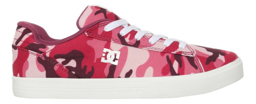 Tenis Dc Mujer Dama Rosa Casual Skate Notch