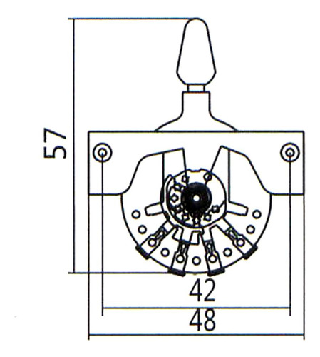 Interruptores De Palanca De Interruptor De Cuchilla De 5