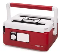 Comprar Olla De Cocción Lenta Presto Nomad, 6 Litros, Roja, Con Olla